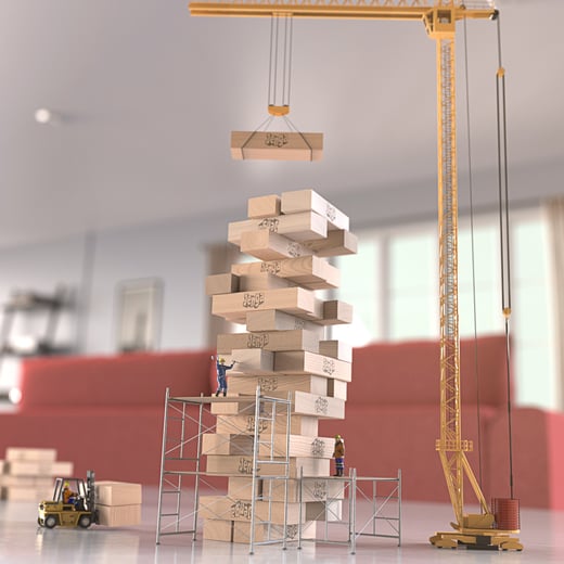 Jonathan Welch Jenga rendering