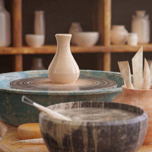 Jonathan Welch pottery rendering