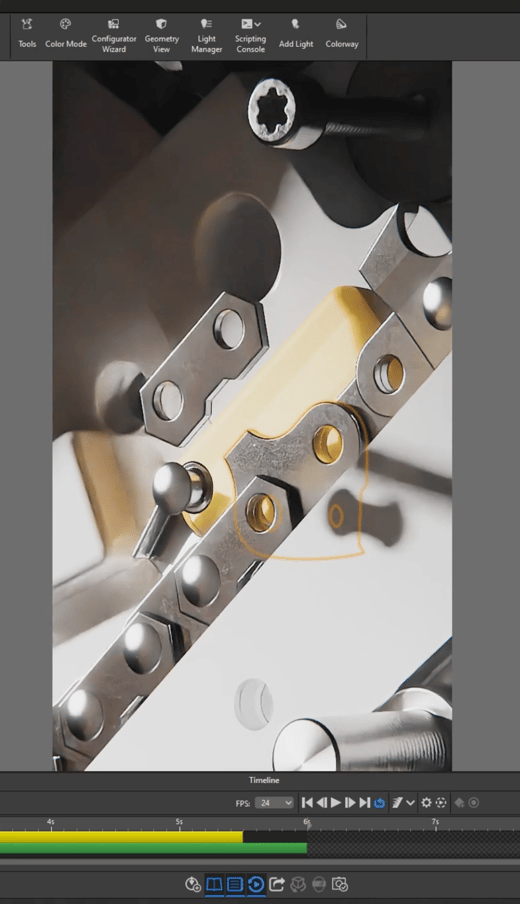 Exploded view animations